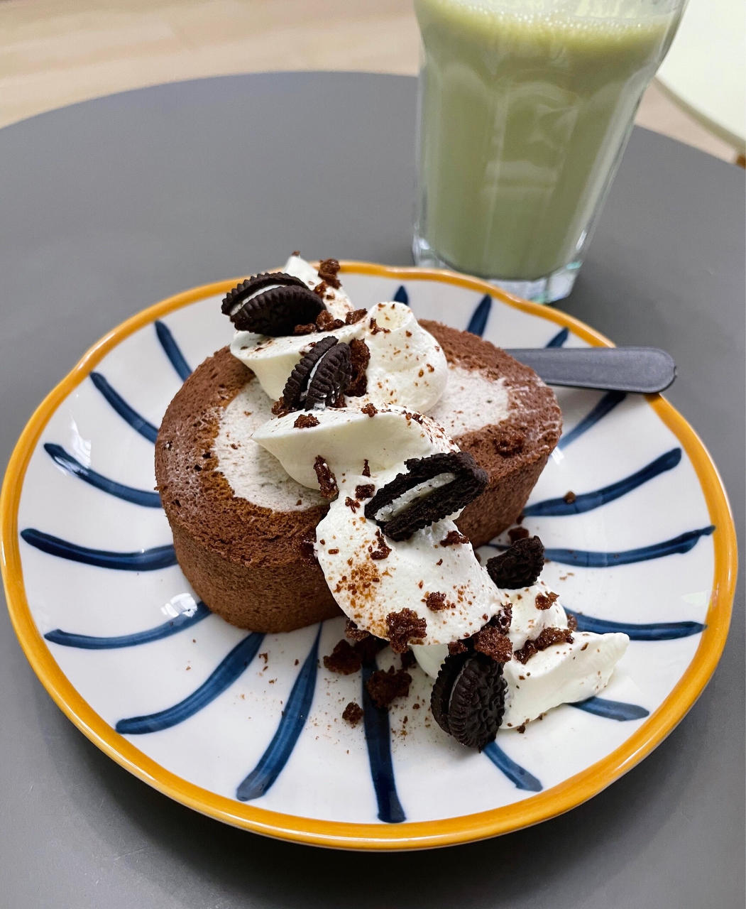 奥利奥咸奶油可可蛋糕卷