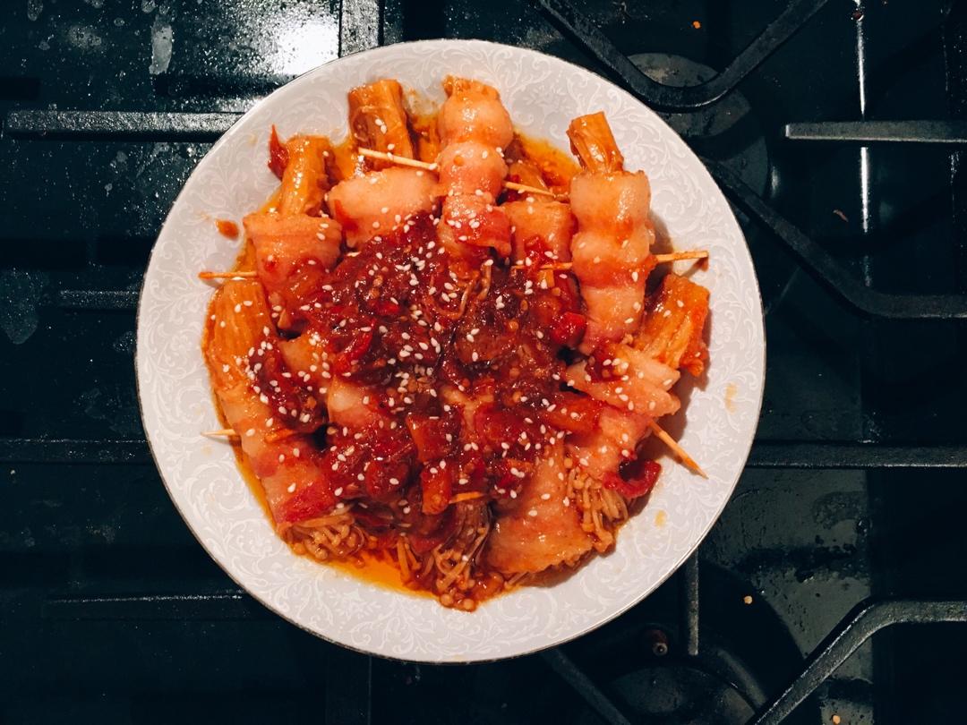 金针菇培根卷