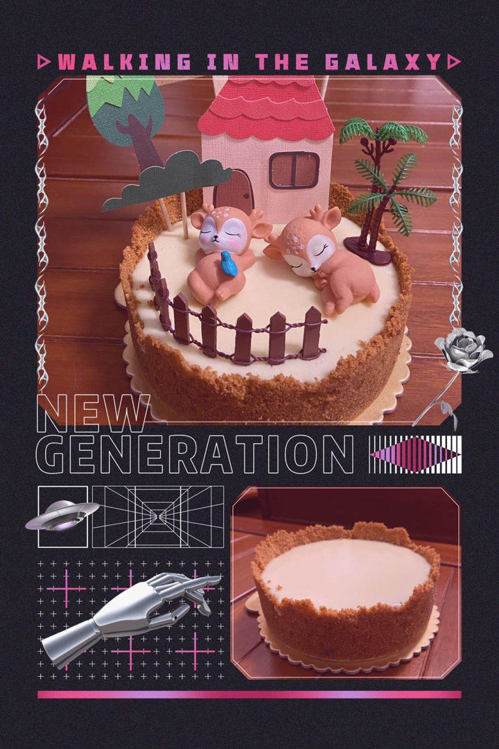 ㊙️🔥慕斯遇上重乳酪‼️好吃到爆双层芝士蛋糕