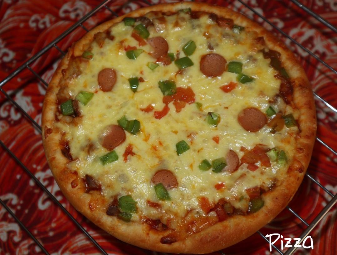 美味披萨（家庭版➕饼胚制作过程 九寸）