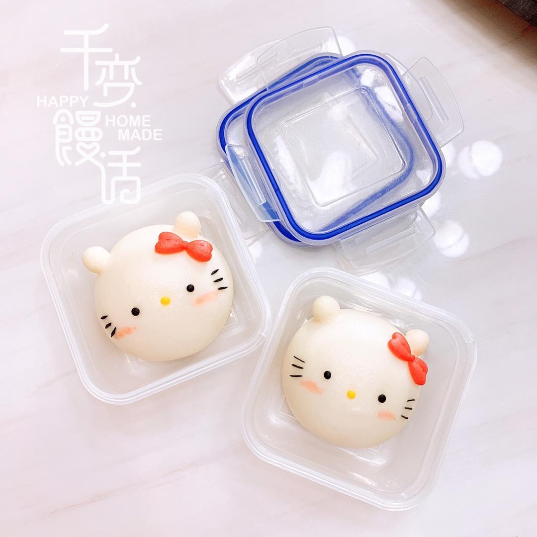 可爱造型馒头 Hello Kitty