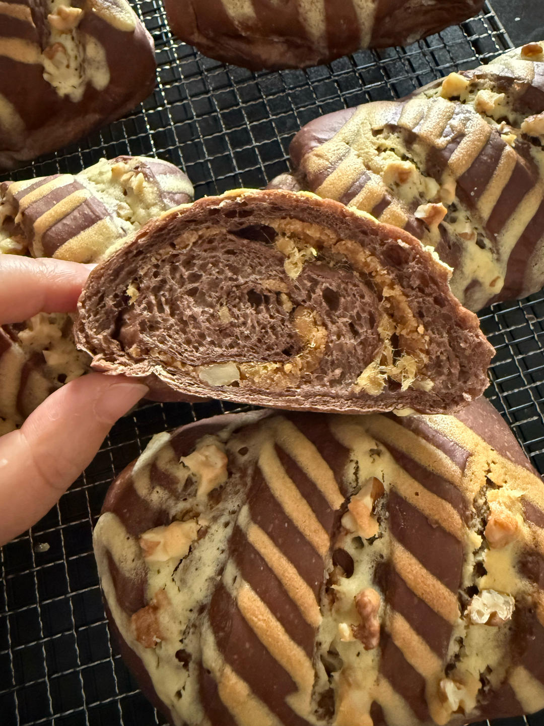 可可花生肉松堡