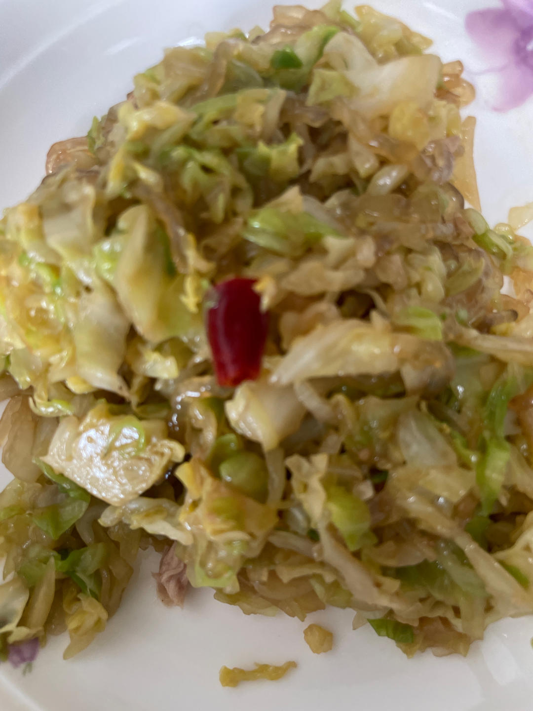 包菜粉丝（粉丝炒包菜）