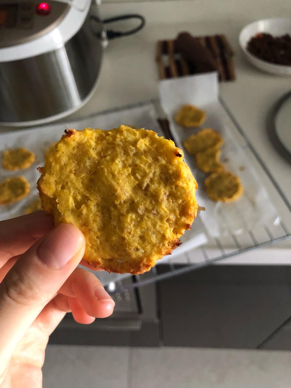 无油香甜燕麦红薯软饼干