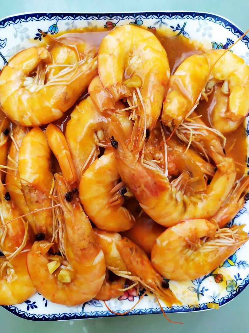 十分钟做好吃的红烧大虾