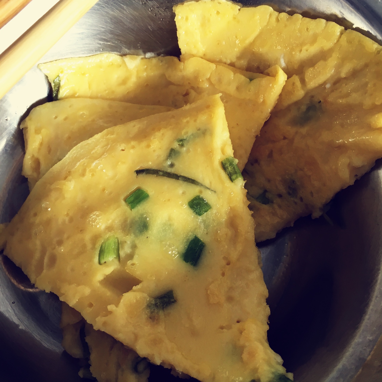 葱花鸡蛋饼