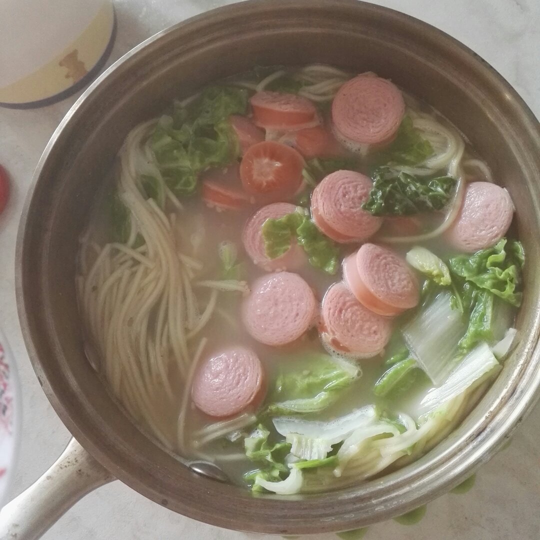 鸡汤火腿面
