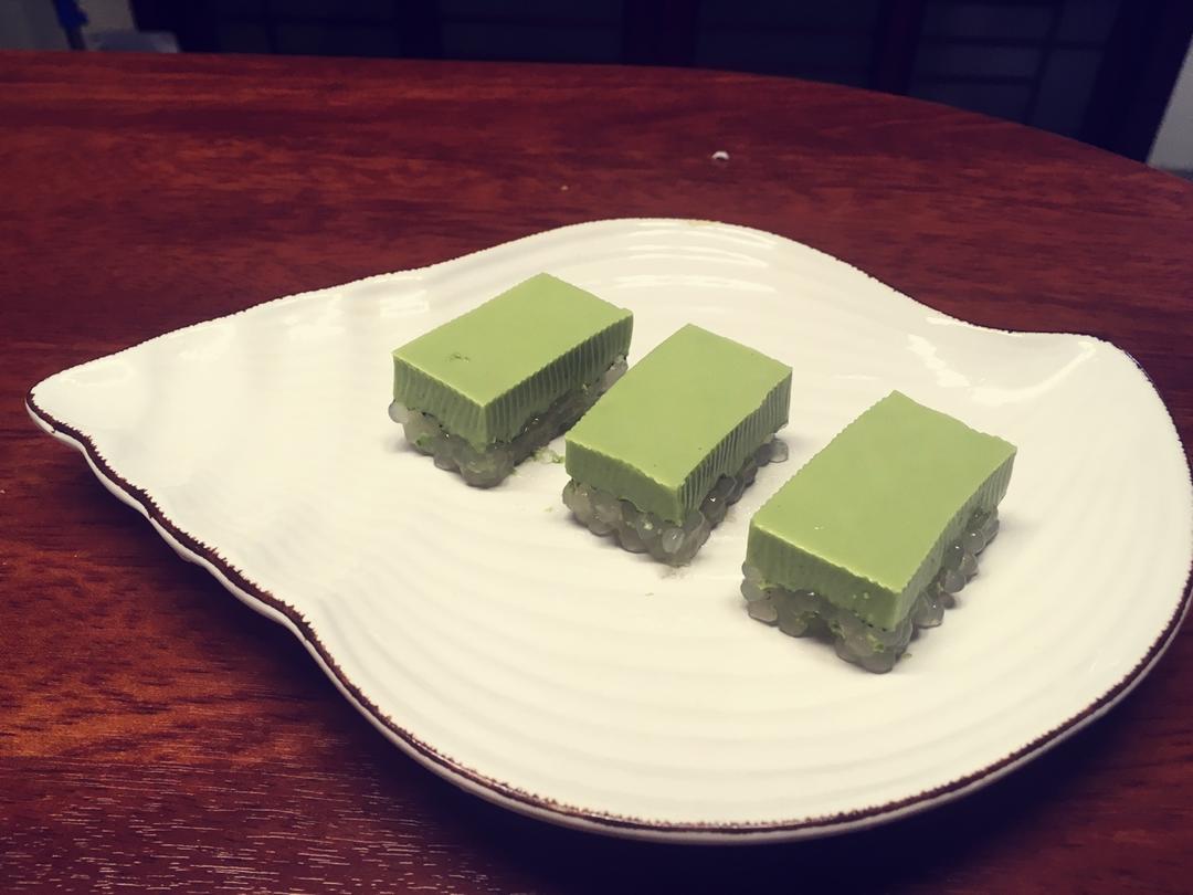 抹茶西米冻