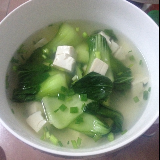 青菜豆腐汤