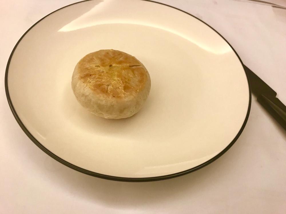 万能平底锅-素油榨菜鲜肉月饼
