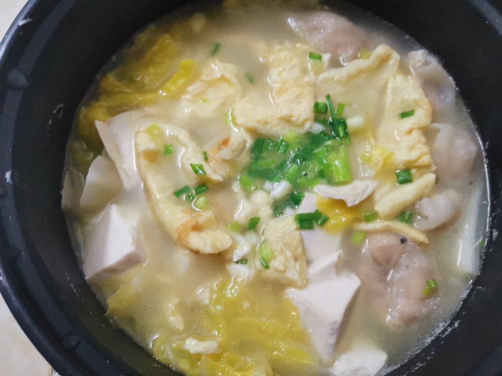 白菜豆腐汤