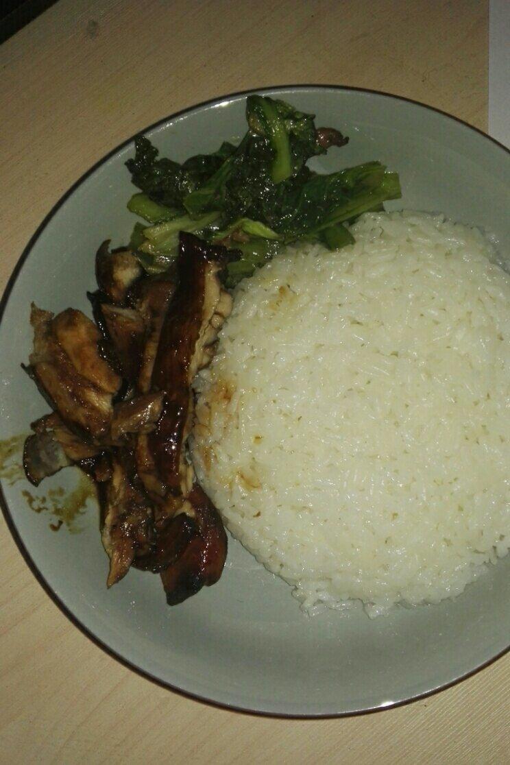 照烧鸡腿饭