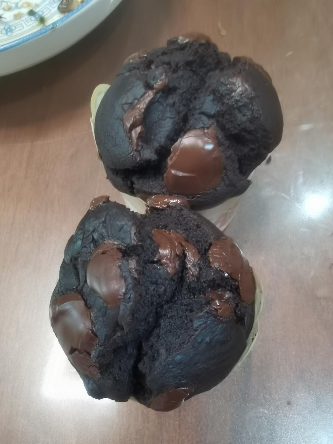 在家做巧克力蘑菇头麦芬蛋糕🍫