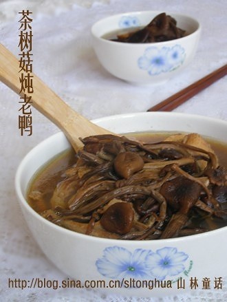 茶树菇炖老鸭