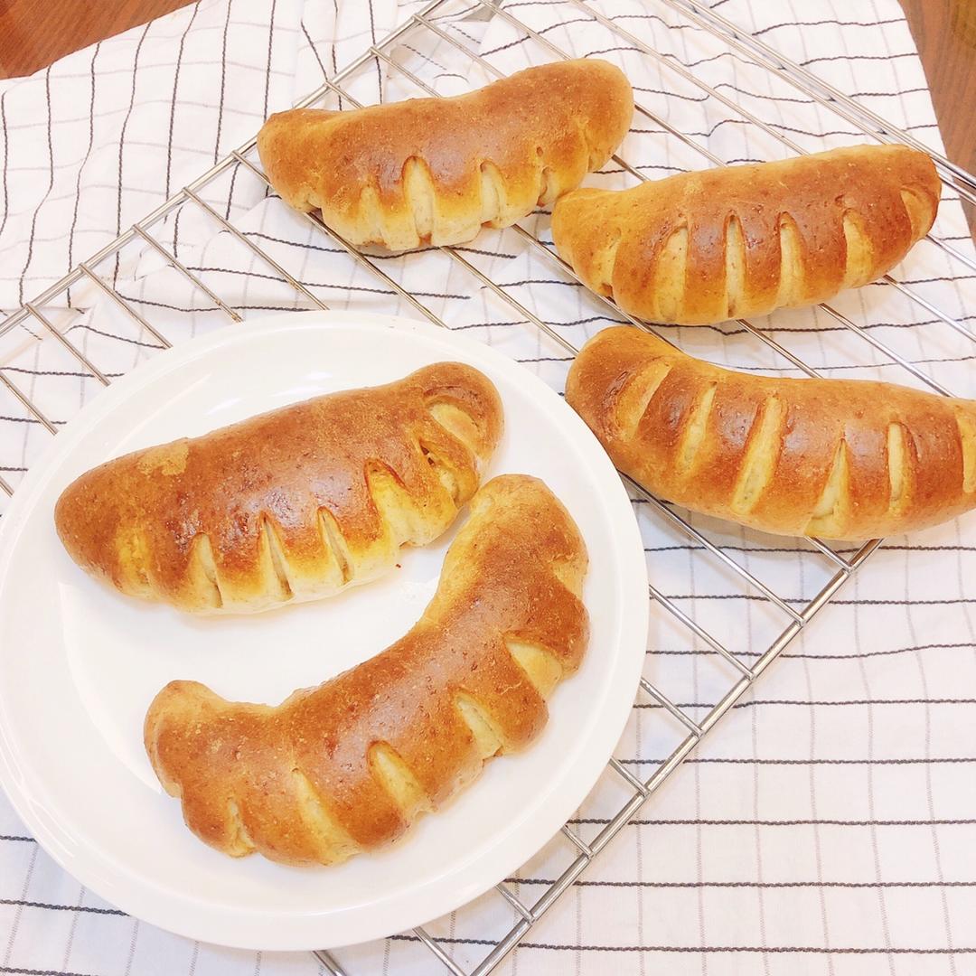 香肠“香肠”面包 | 手揉低糖低油版