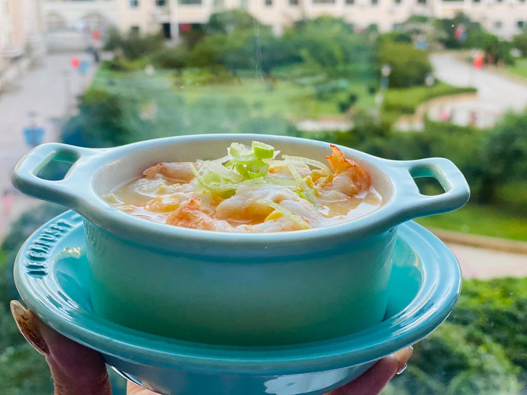 虾仁豆腐蒸水蛋【9月北鼎养生壶食谱】