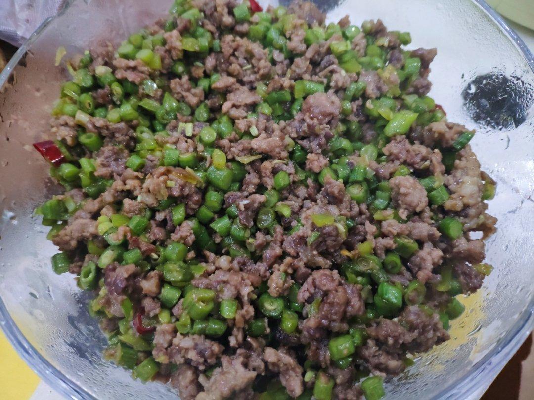 肉沫豆角下饭菜