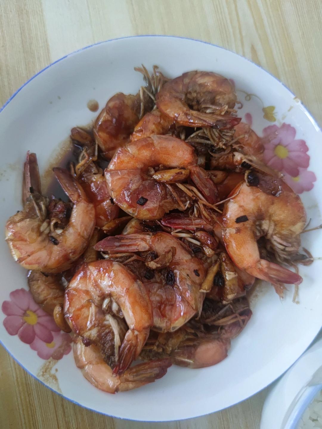 家庭版油焖大虾