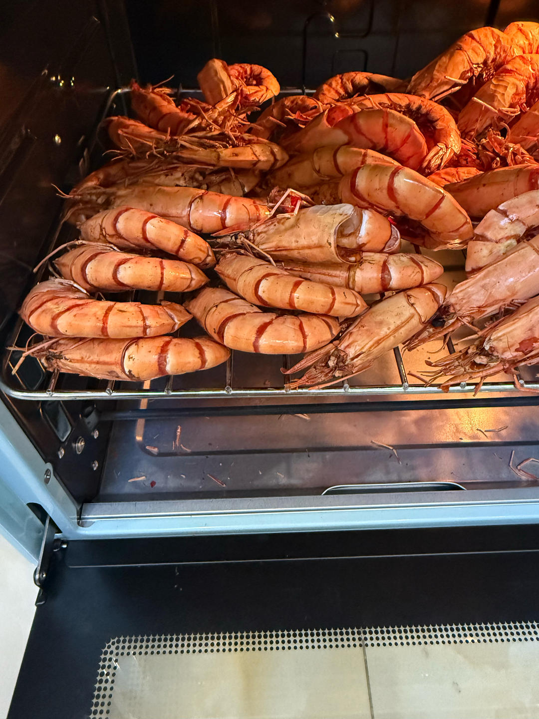 无水无油版烤虾干的做法