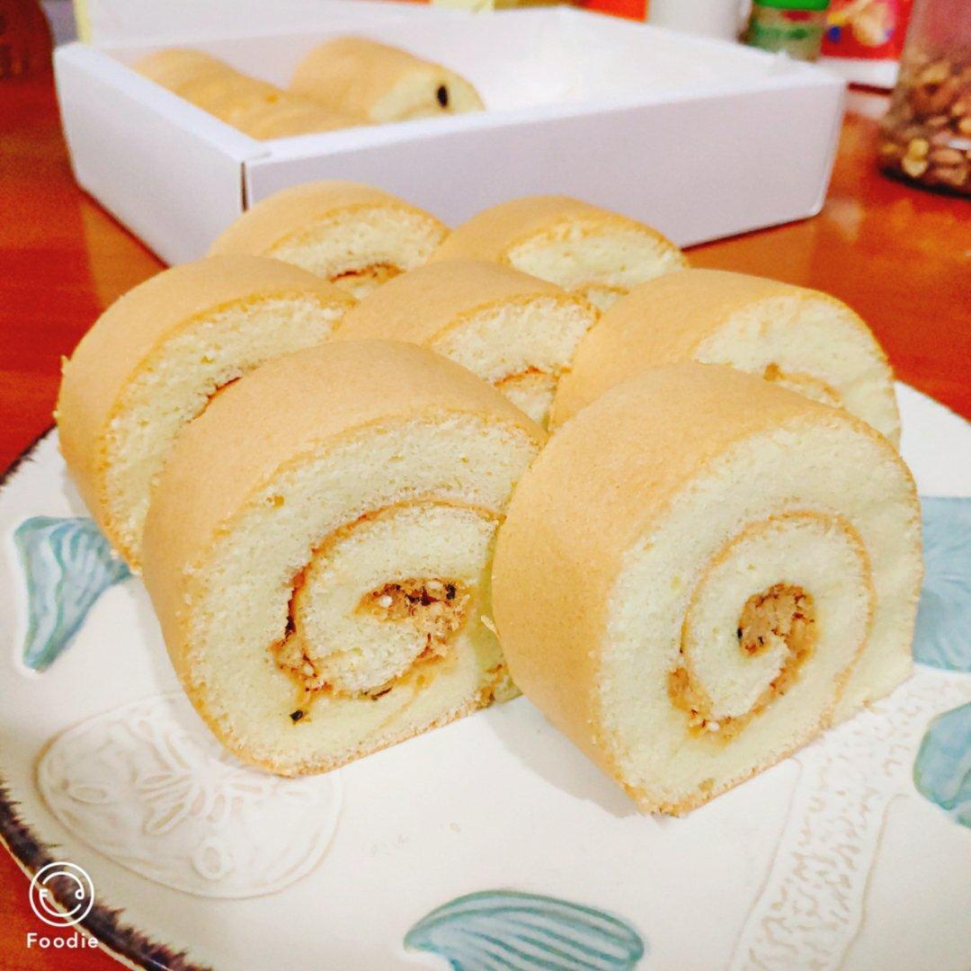 肉松戚风蛋糕卷（烤箱做蛋糕）