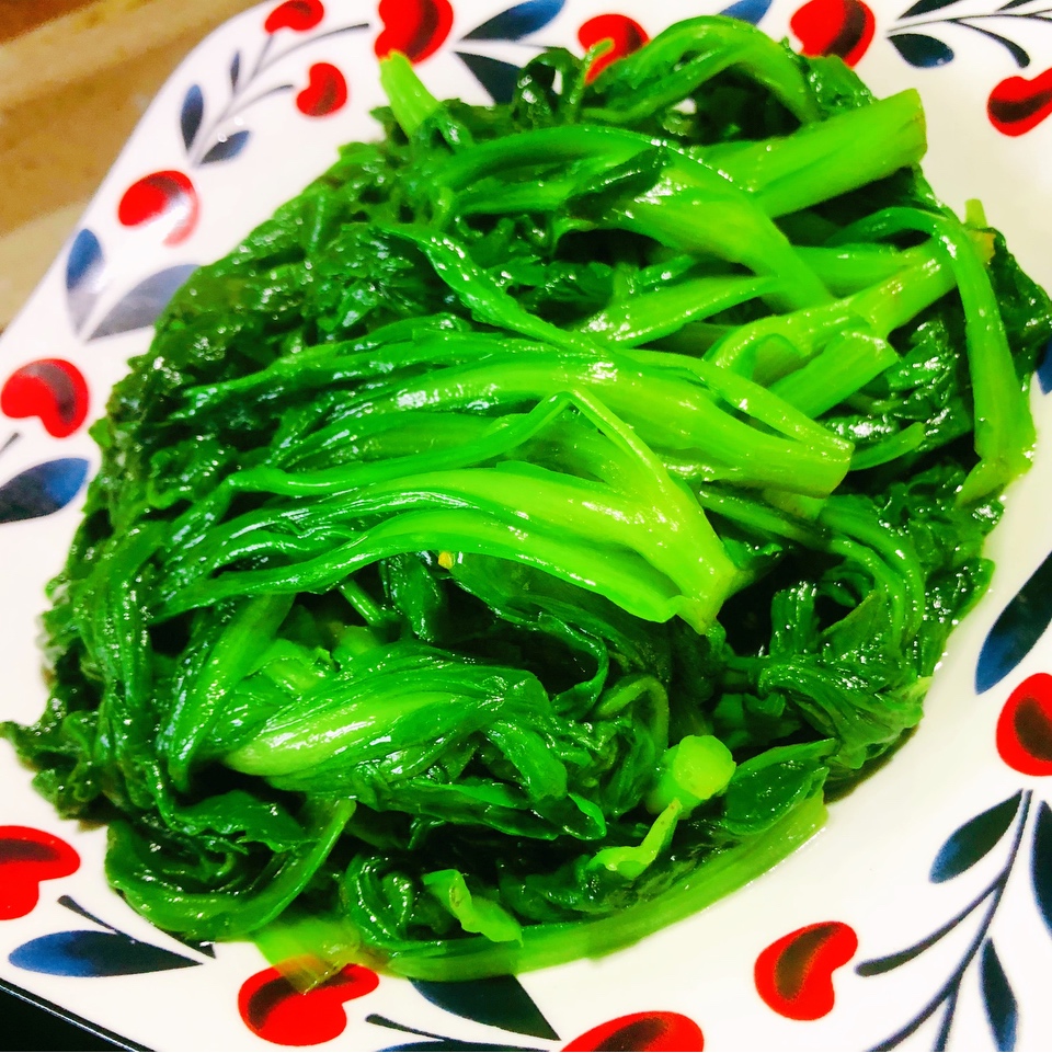 减肥菜——黄豆酱茼蒿的做法 步骤7