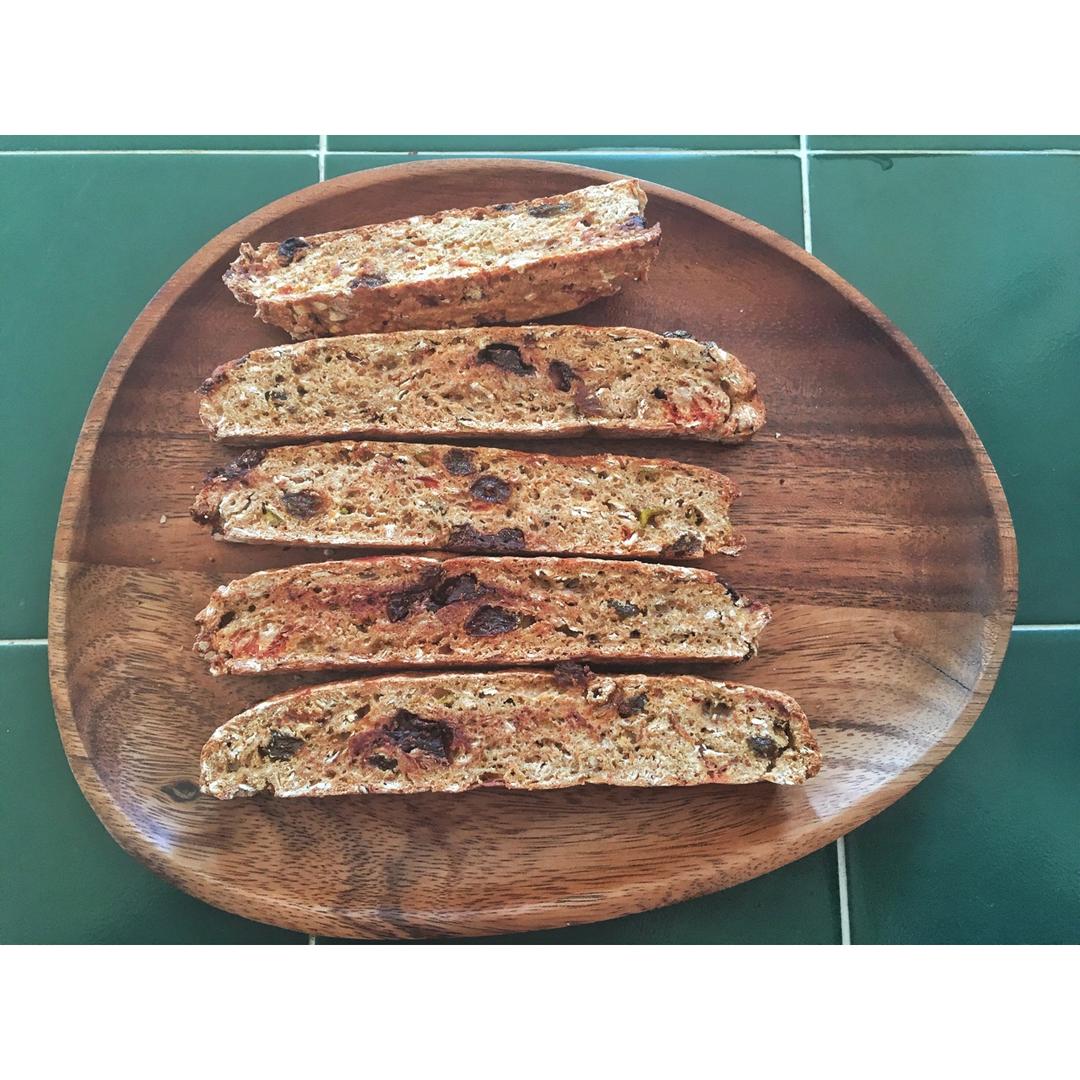 【健康零食】香蕉燕麦意式脆饼