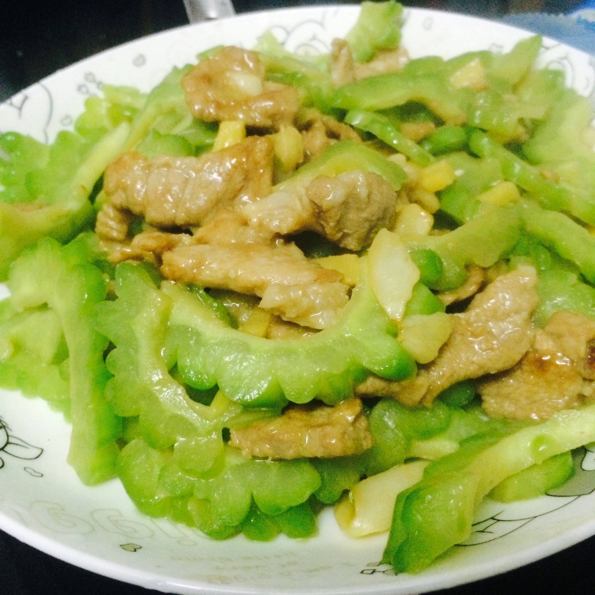 苦瓜炒肉