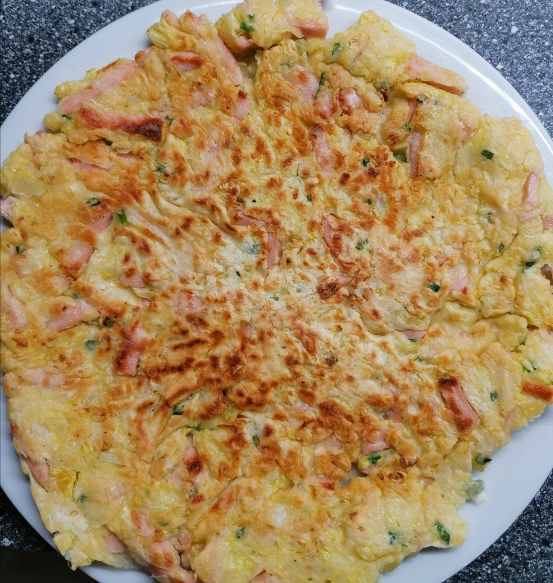 白菜鸡蛋早餐饼
