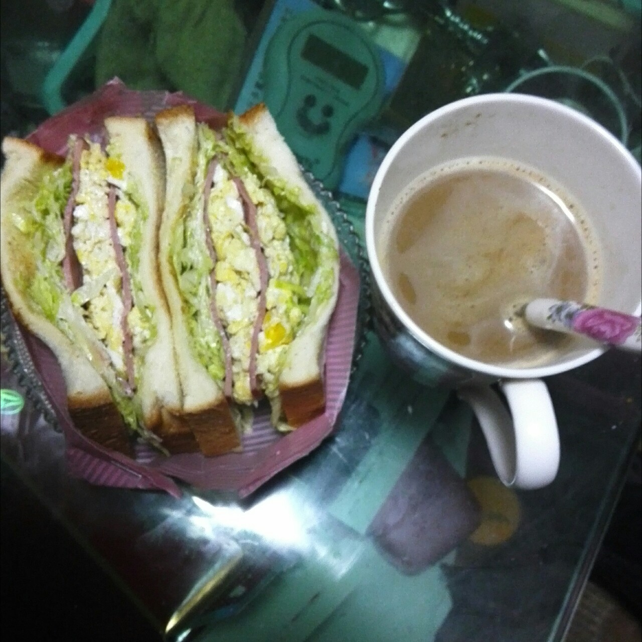 每天坚持为他做早餐