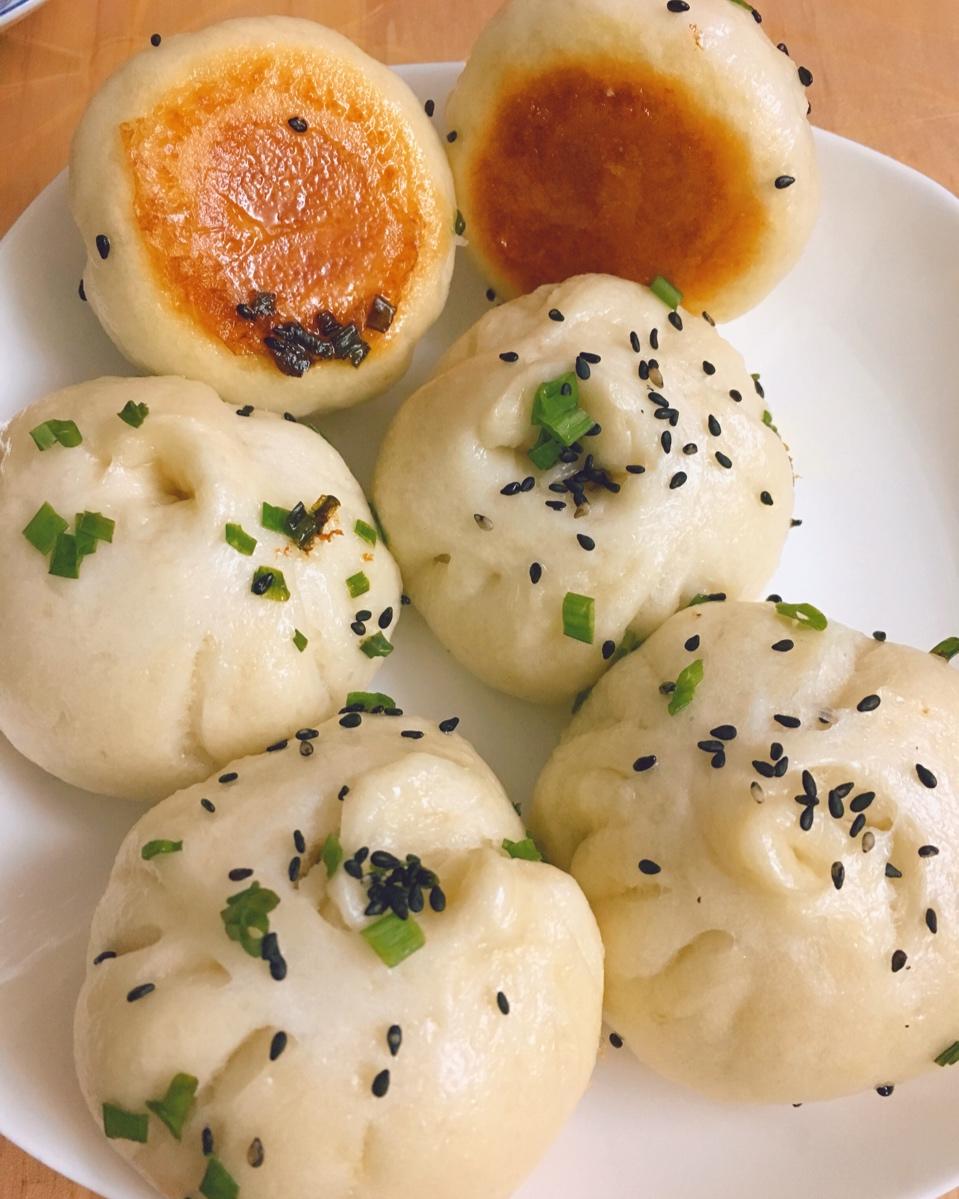 桔子珊珊妈做的生煎包后附水煎包做法