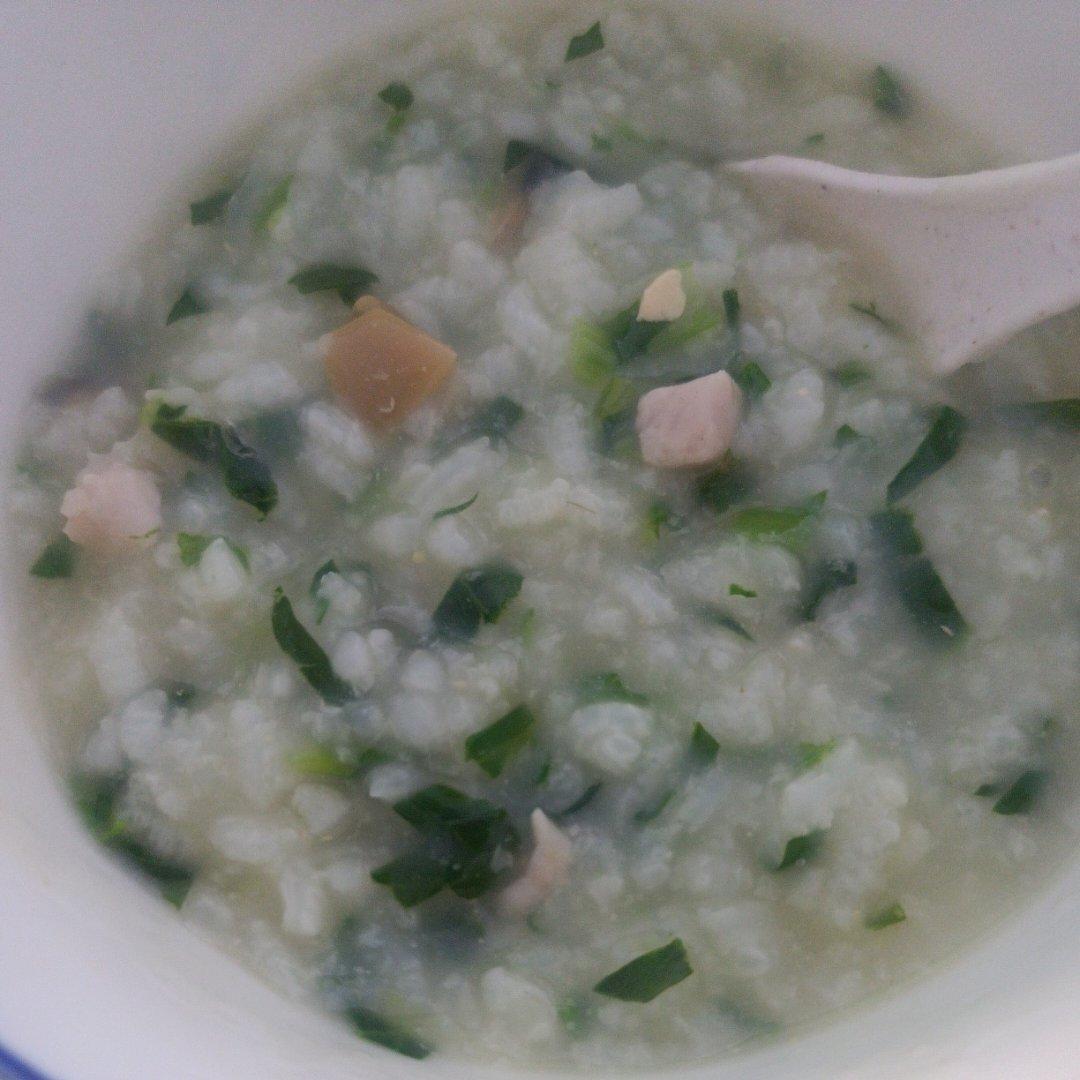 妈妈👩教我做的皮蛋瘦肉粥🥣简单快捷美味😋