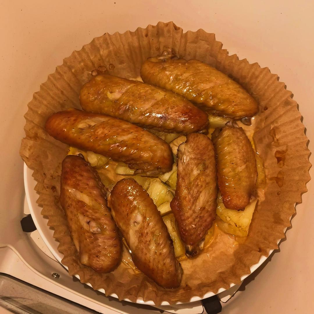 空气炸锅版菠萝鸡翅