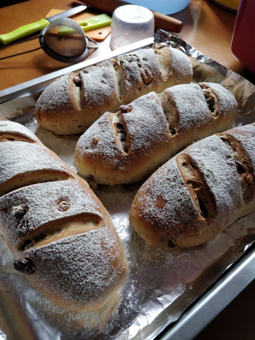 全麦核桃包～软欧包