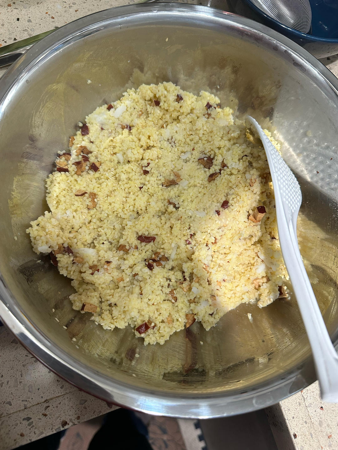 小米山药馒头（红枣黑芝麻）