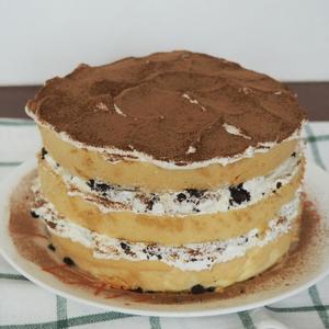 十分钟／OREO奥利奥咸奶油裸蛋糕的做法 步骤4