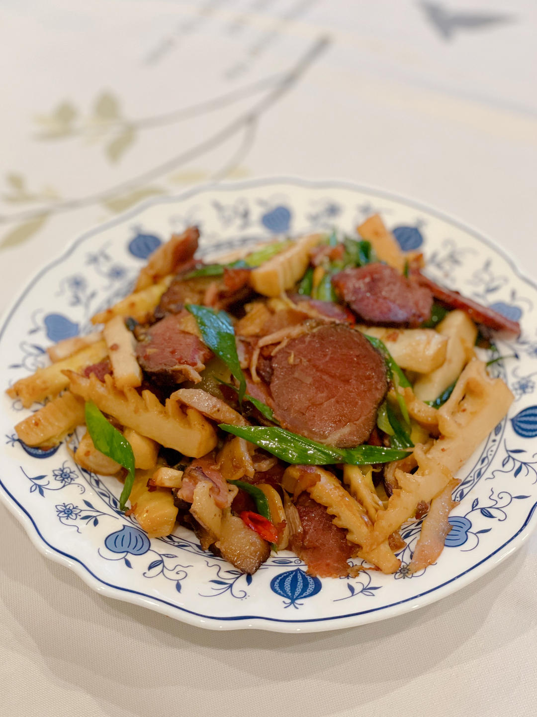 小竹笋炒腊肉