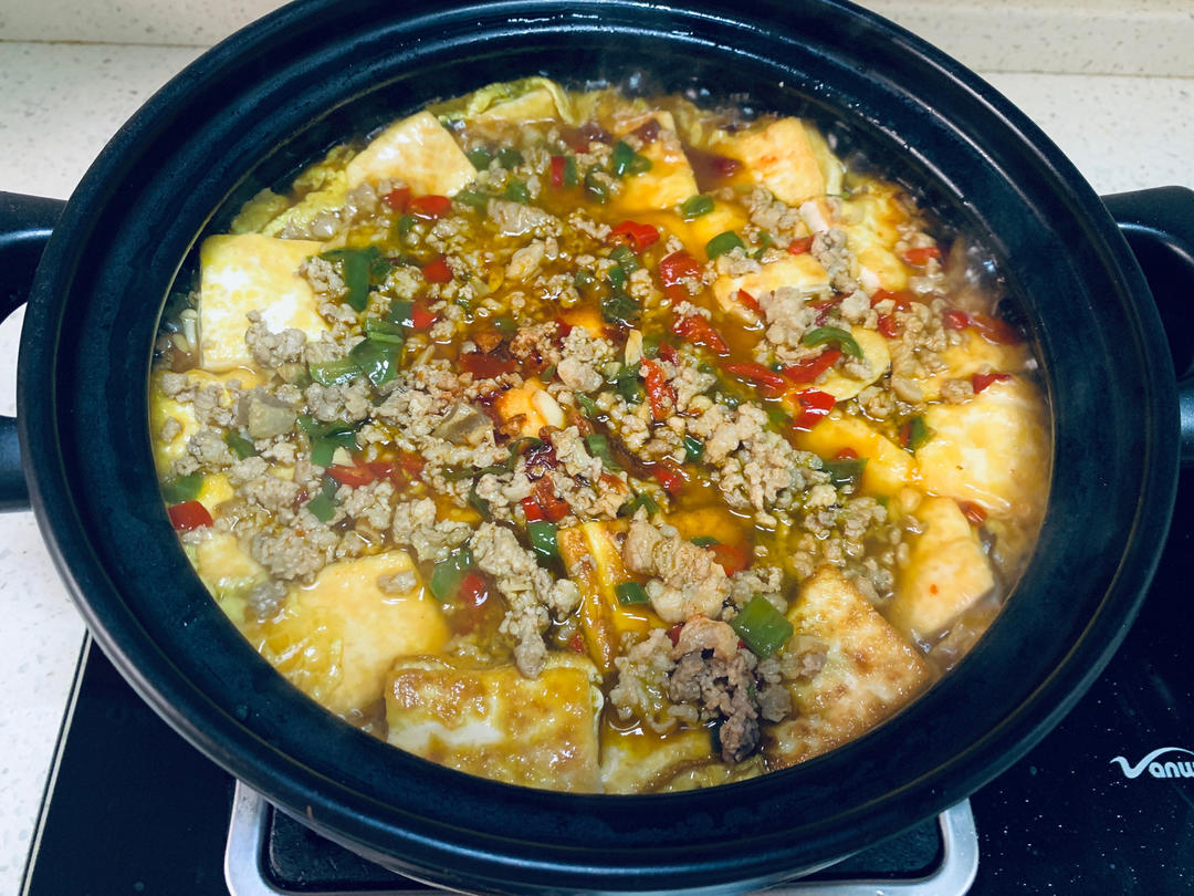 白菜豆腐煲
