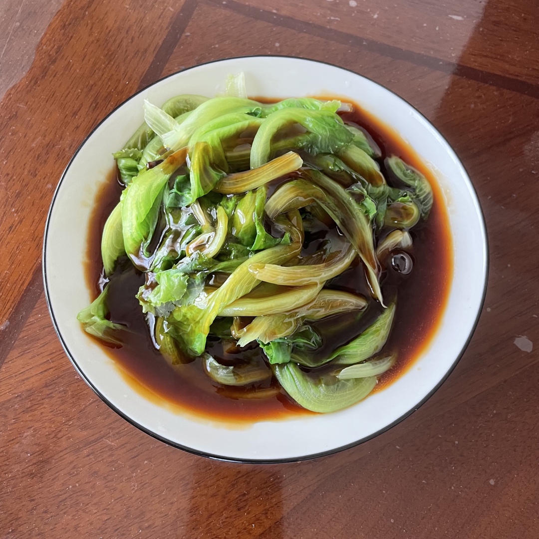 厨师长教你：“蚝油生菜”的家常做法，爽脆鲜嫩，简单易做