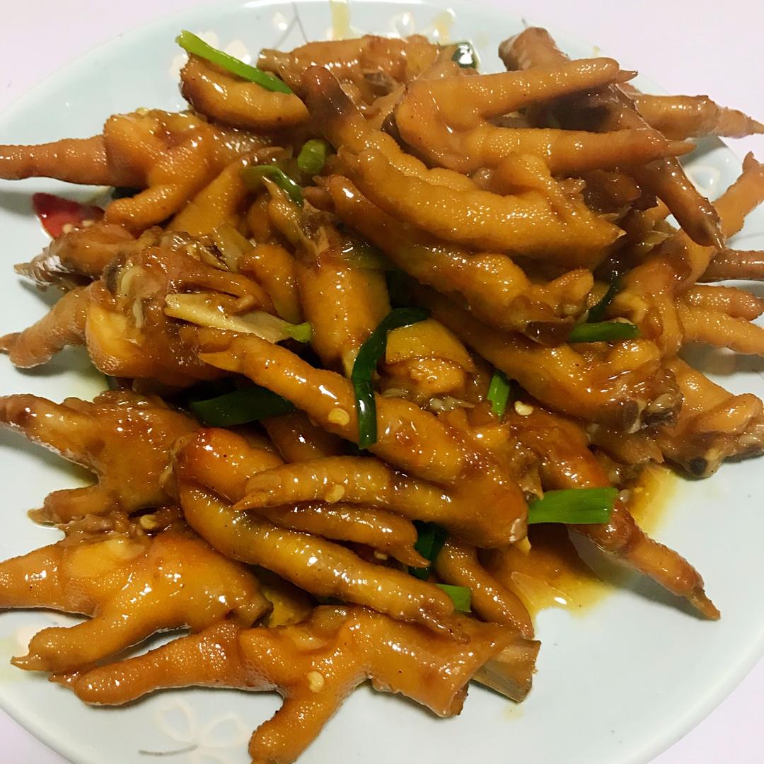 香辣烧鸡爪