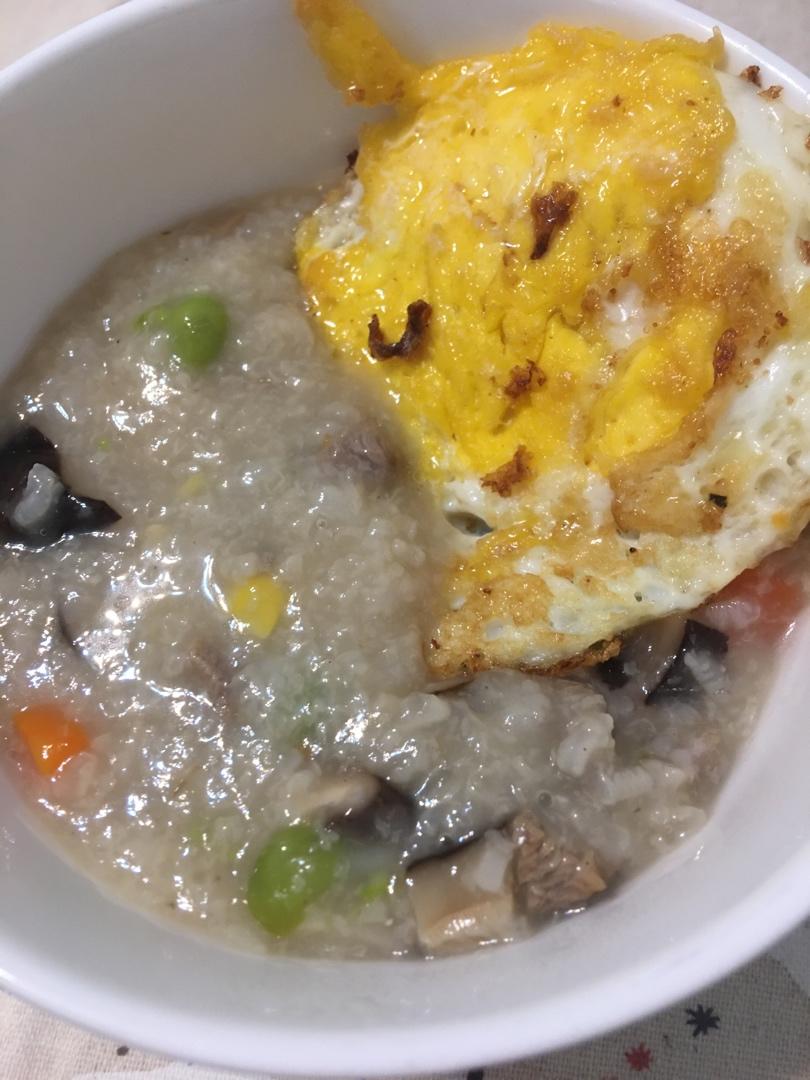 【孕妇食谱】香菇牛肉粥