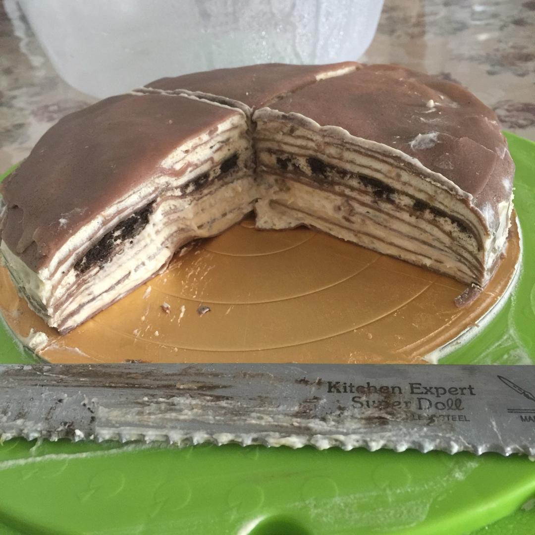 焦糖摩卡香蕉千层蛋糕