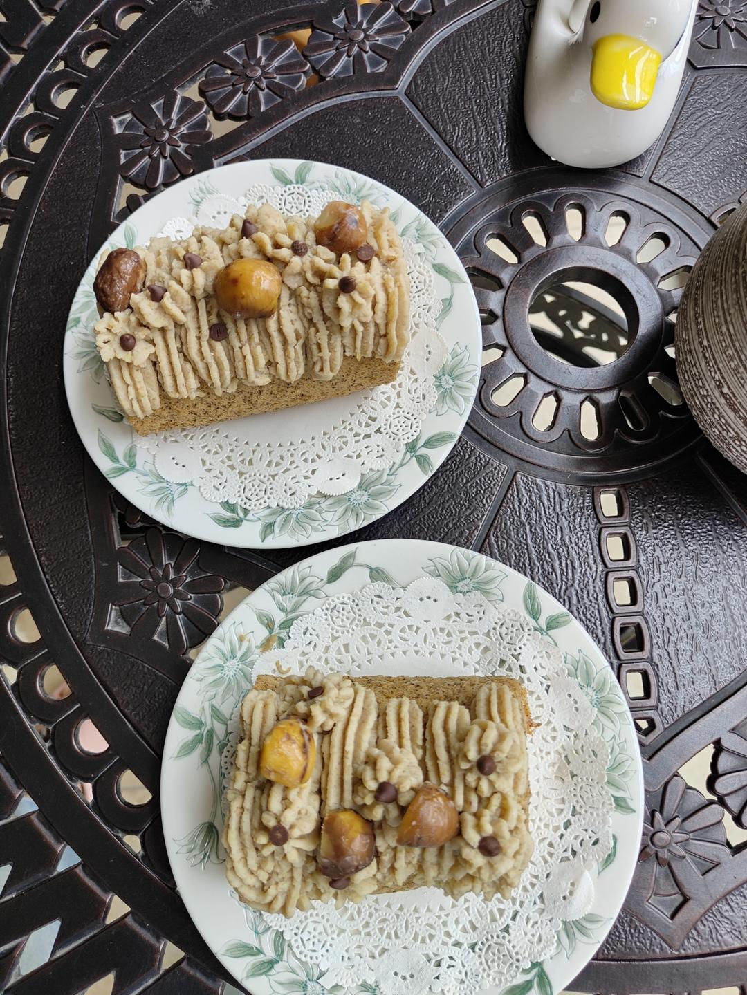 一口就沦陷——蒙布朗伯爵红茶蛋糕卷