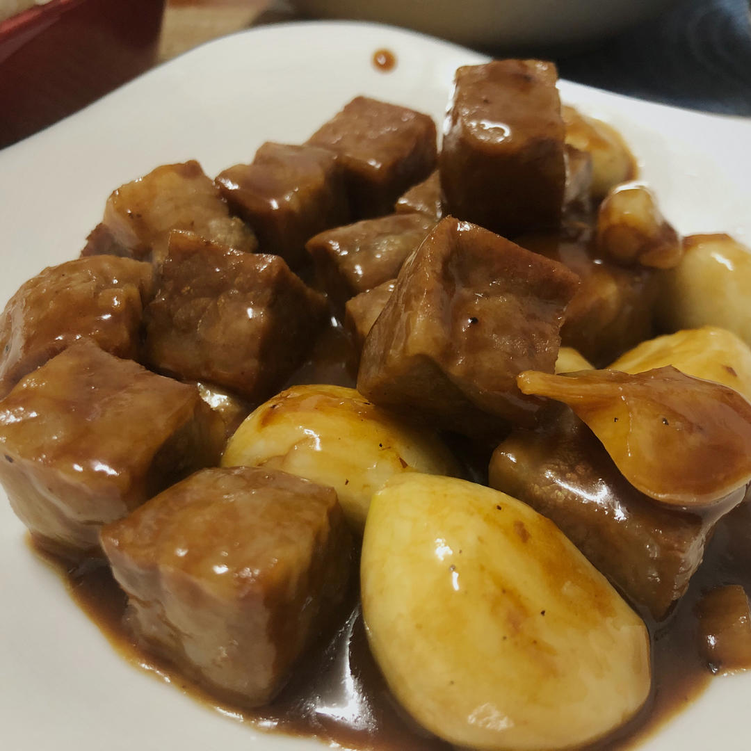 好吃到舔盘的蒜香黑椒牛肉粒