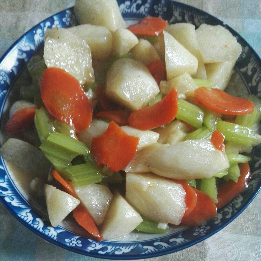 西芹炒山药