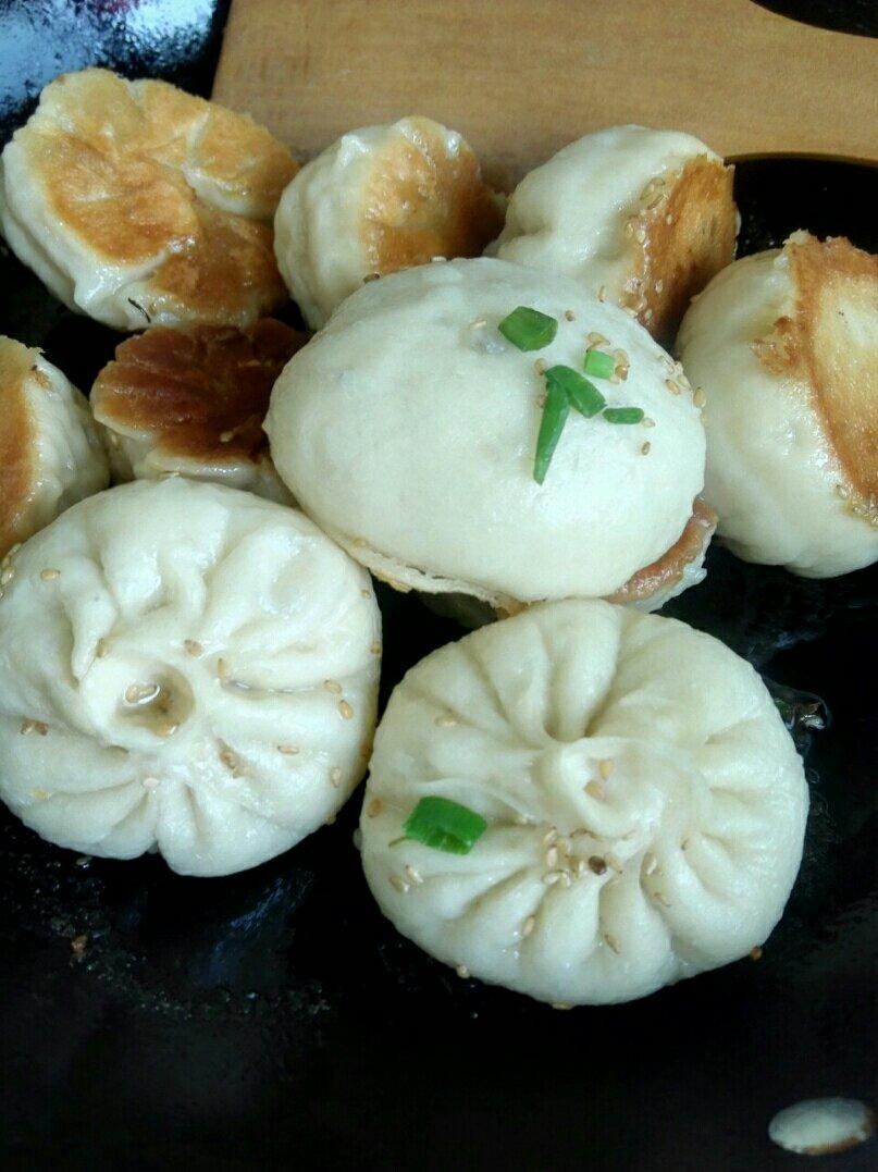 自制生煎包（半发面）