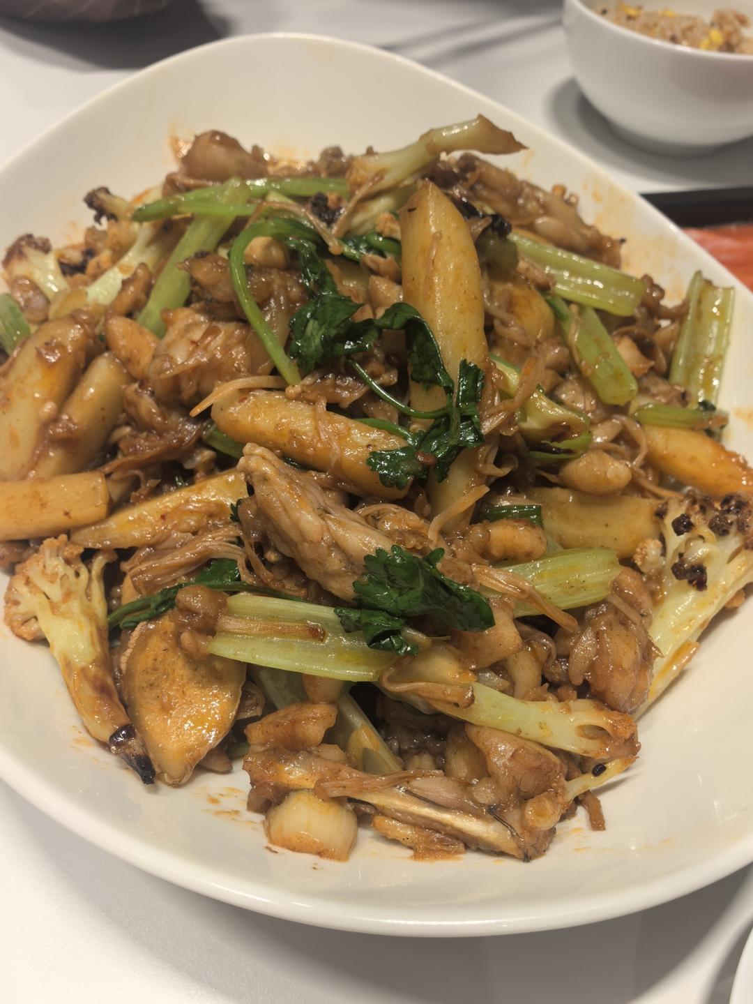 干锅牛蛙