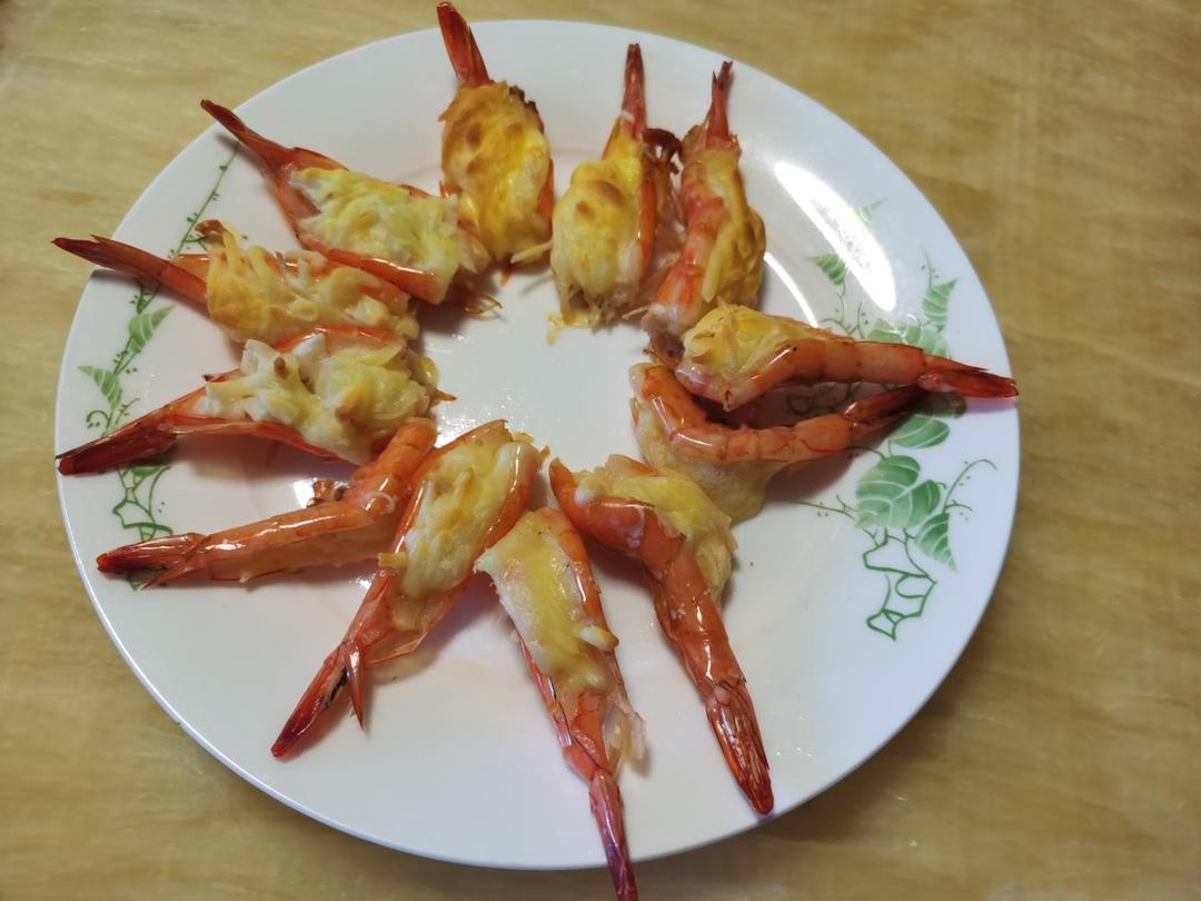 蒜蓉芝士焗大虾