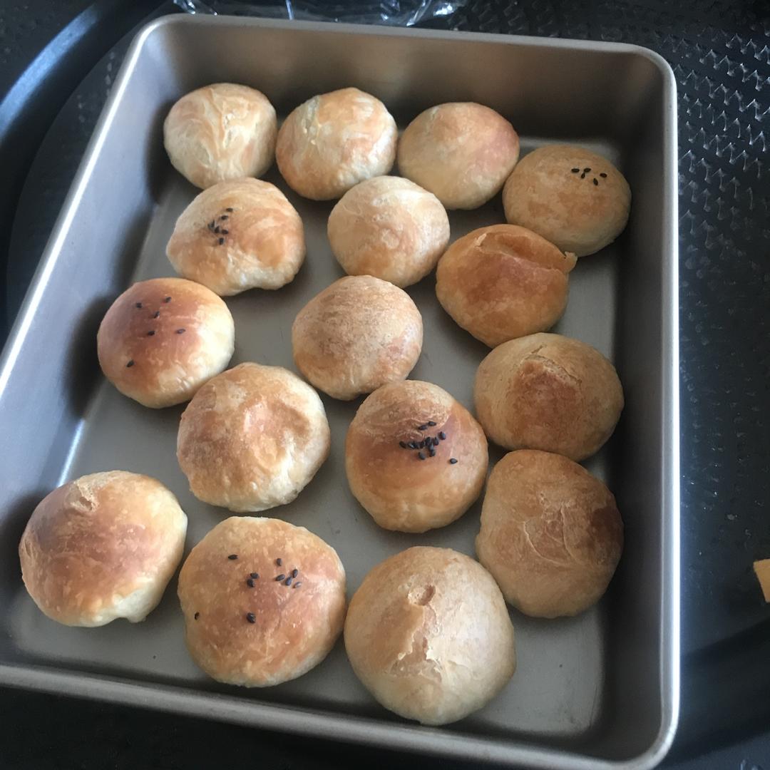 酥皮绿豆饼   酥得掉渣渣