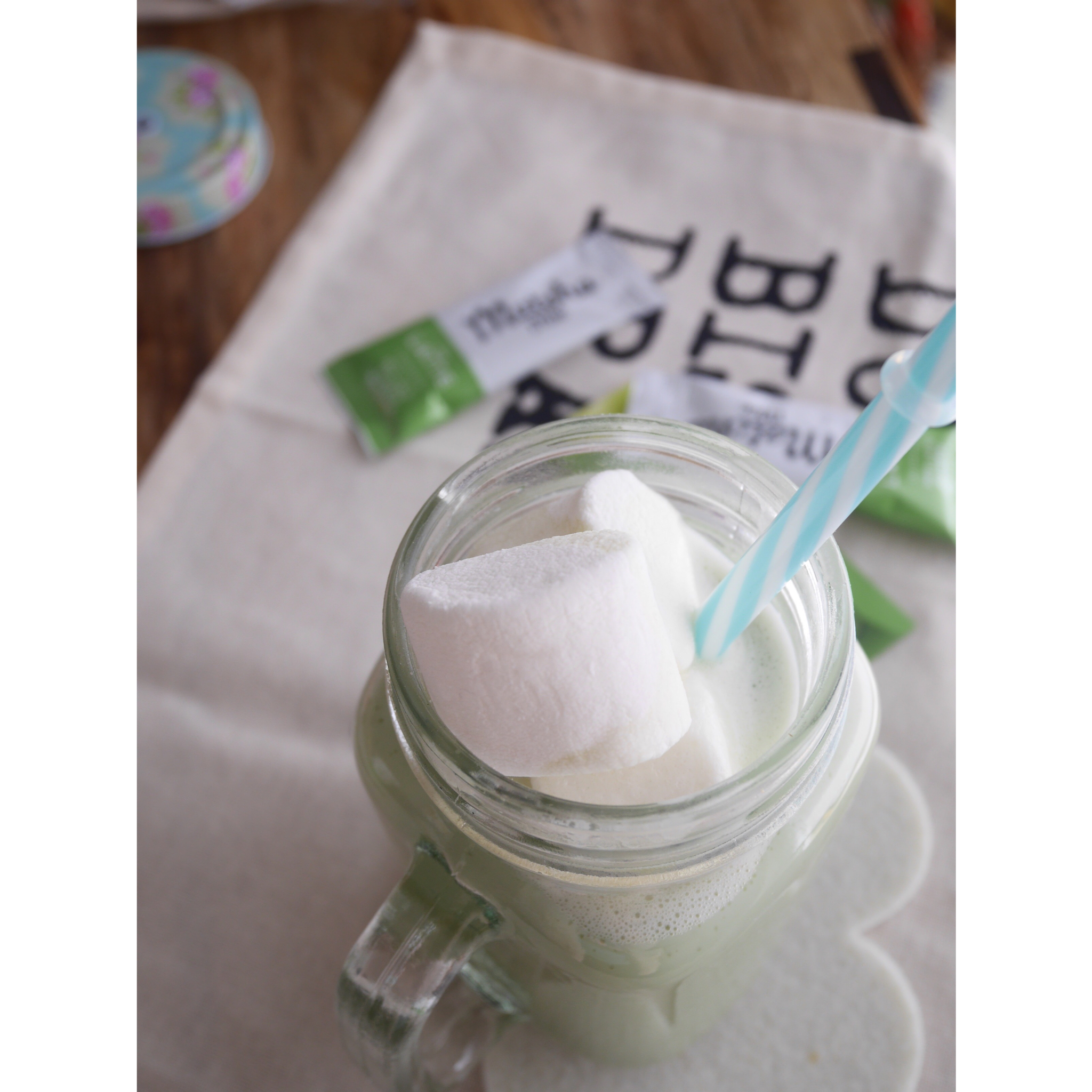 棉花糖玫瑰抹茶