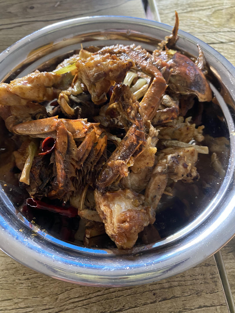 葱姜炒梭子蟹（very easy）